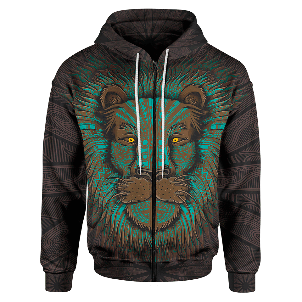 All Over Print Lion Warrior for Men and Women, T-Shirt, Zip Hoodies, Sweatshirt HBC0089