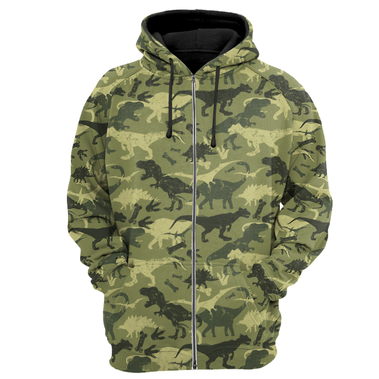 Awesome Hoodie Dinosaur Camo for Men and Women HBC221