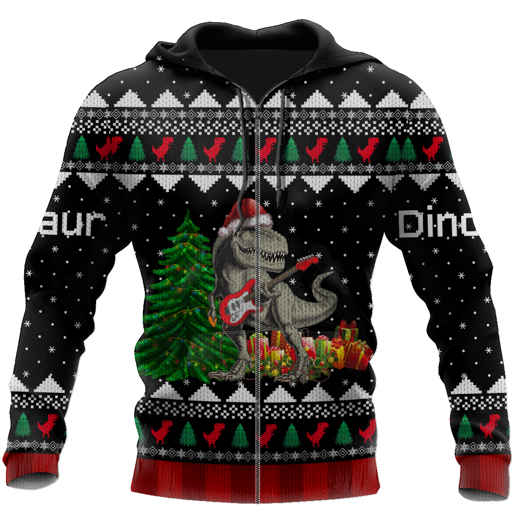 Awesome Hoodie Christmas Dinosaur for Men and Women HBC215